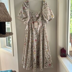 Selkie Floral Day Dress NWT 1X